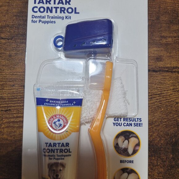 Arm & Hammer Dental Training Kit for Puppies Vanilla Ginger Flavor - Picture 4 of 12